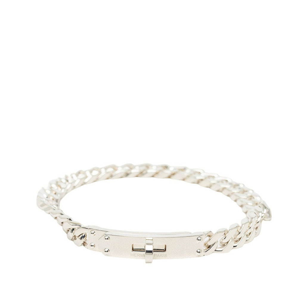 Hermes Kelly Gourmet TPM Bracelet #XL SV925 Silver Women's HERMES